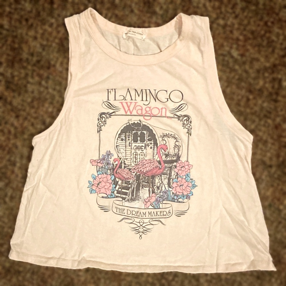 Spell - RARE - Flamingo Dream Maker Tank - Medium